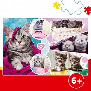 Пазл Trefl Милые коты 160 элементов synthetic.ua - Фото 1