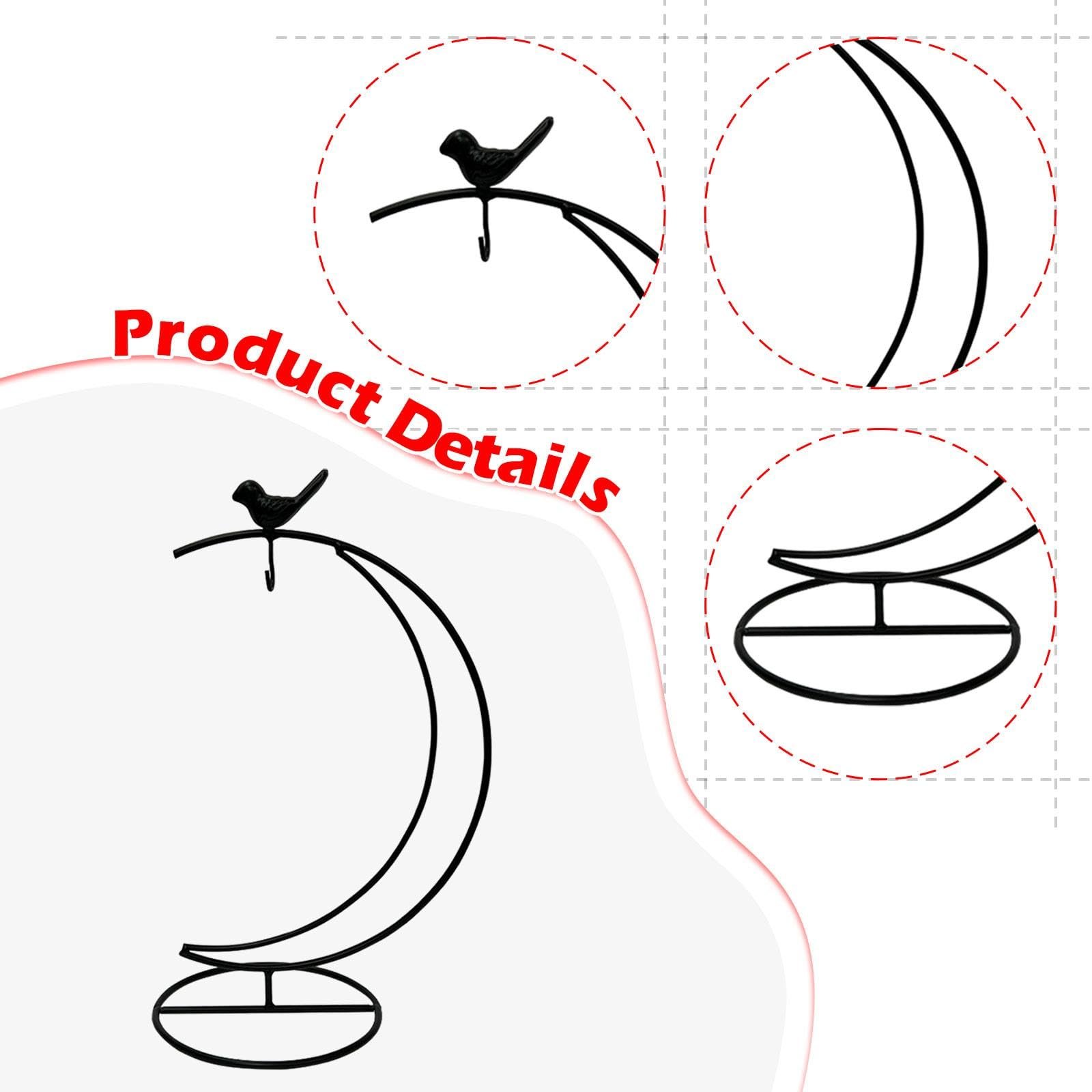 Настольная подставка для микро-ландшафтных террариумов Metal Black, фото №2