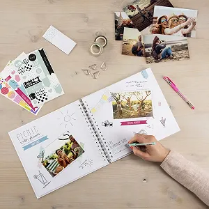 Фотоальбом Hama DIY с аксессуарами Белый цена на synthetic.ua - Фото 1 Фотоальбом Hama DIY с аксессуарами Белый synthetic.ua - Фото 1