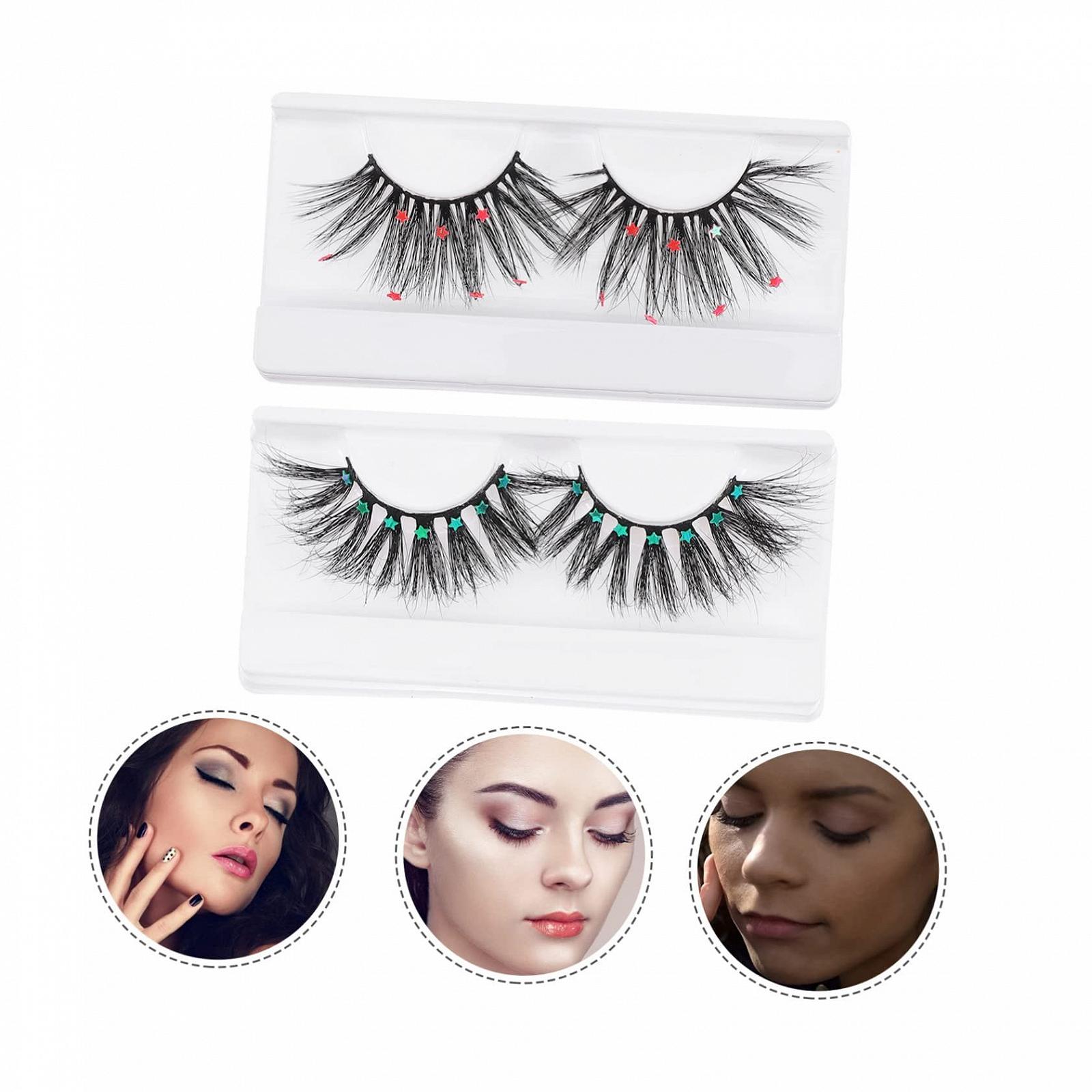 Пара Angoily об'ємних штучних вій 3D європейських і американських, фото №3 Пара Angoily об'ємних штучних вій 3D європейських і американських, фото №3