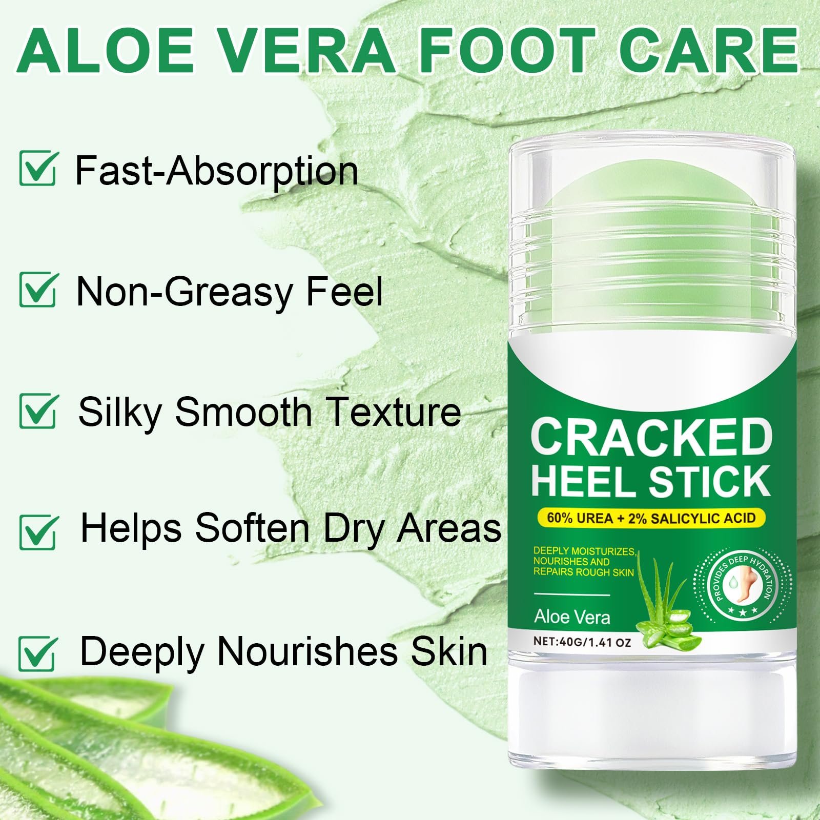 Бальзам-стік для ніг Cracked Heel Repair зволожувальний з сечовиною Smooth, фото №9