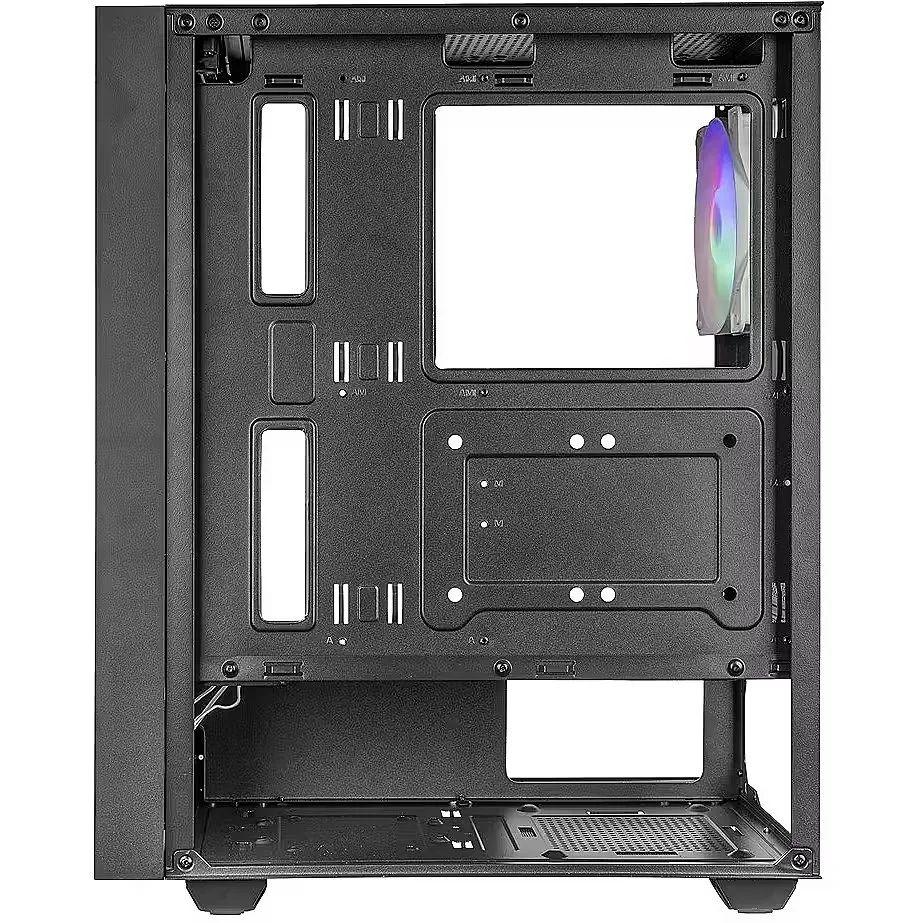 Корпус для ПК Mars Gaming MC-AIR / Midi Tower / FRGB, Закаленное стекло, Mesh / Без БП / Черный, фото №3