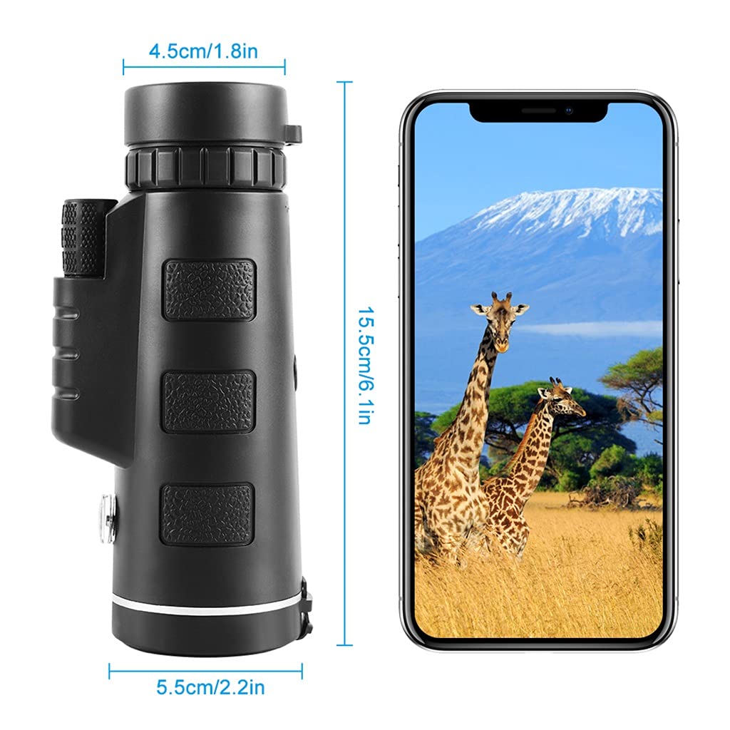 Монокуляр 40X60 High Performance Zoom Waterproof с держателем для смартфона и штативом, фото №3
