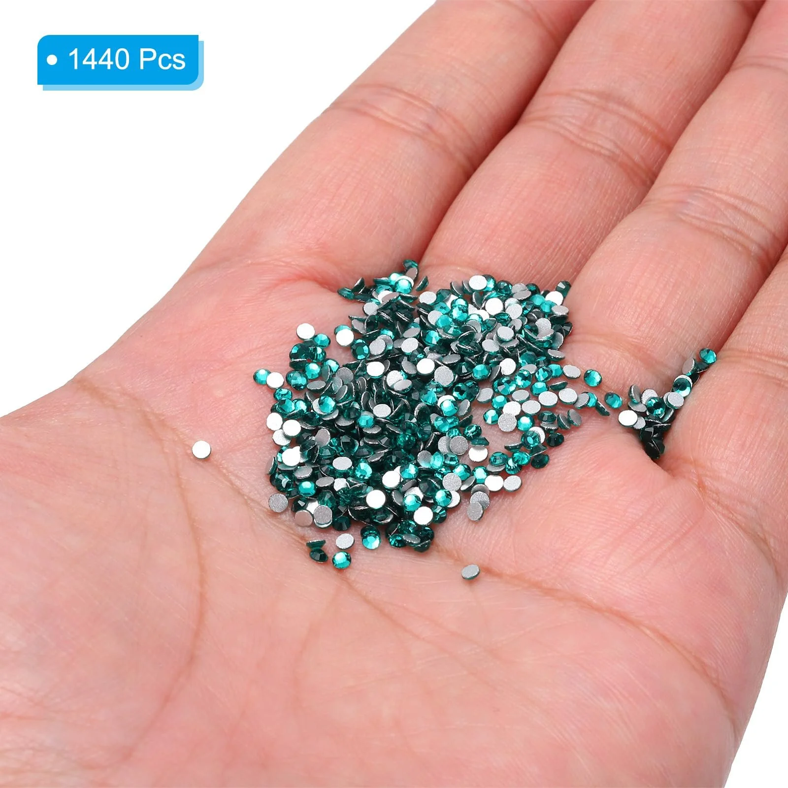 Стрази Скляні SS10 Lotus Purple Green, 1440 шт., фото №4