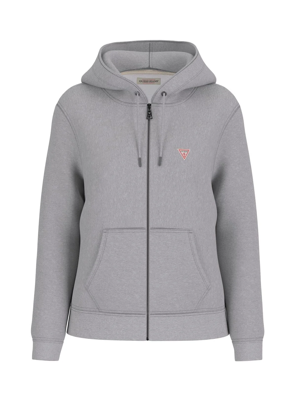 Кофта з капюшоном Guess REG MINI TRI Sweat сіра, фото №6