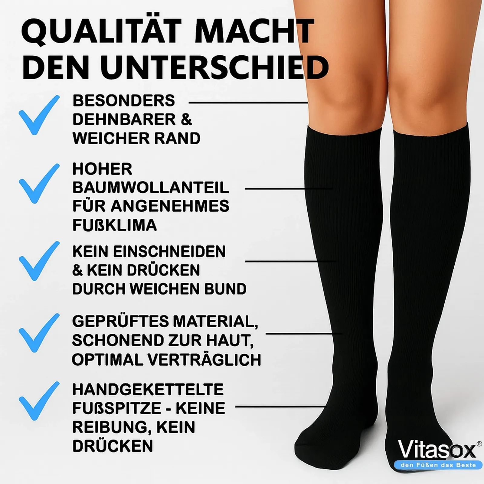 Унісекс гольфи Vitasox Support Plain, фото №7