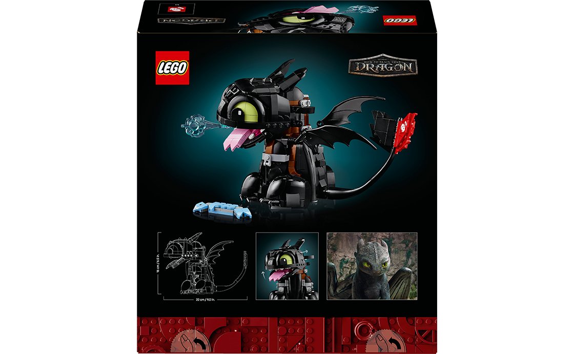 Конструктор Лего LEGO Icons Як приборкати дракона: Беззубик (10375), фото №3