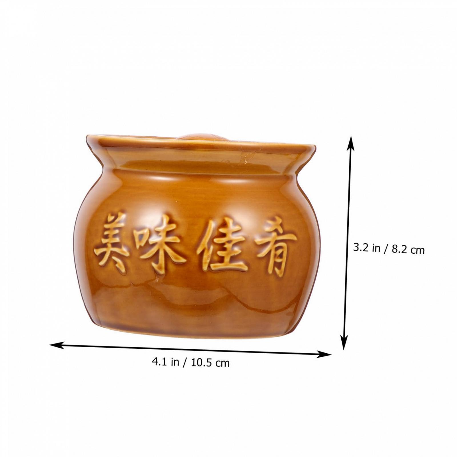 Горшок для запекания керамический 400 мл с крышкой Коричневый, фото №7 Горшок для запекания керамический 400 мл с крышкой Коричневый, фото №7