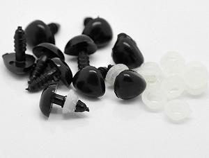 Носик гвинтовий 9*11 мм чорний - Фото 1