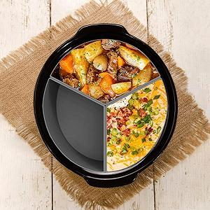 3 в 1 Силиконовые вставки для мультиварки Совместимость с Crock Pot 6 QT Разделитель для мультиварки Gary - Фото 1