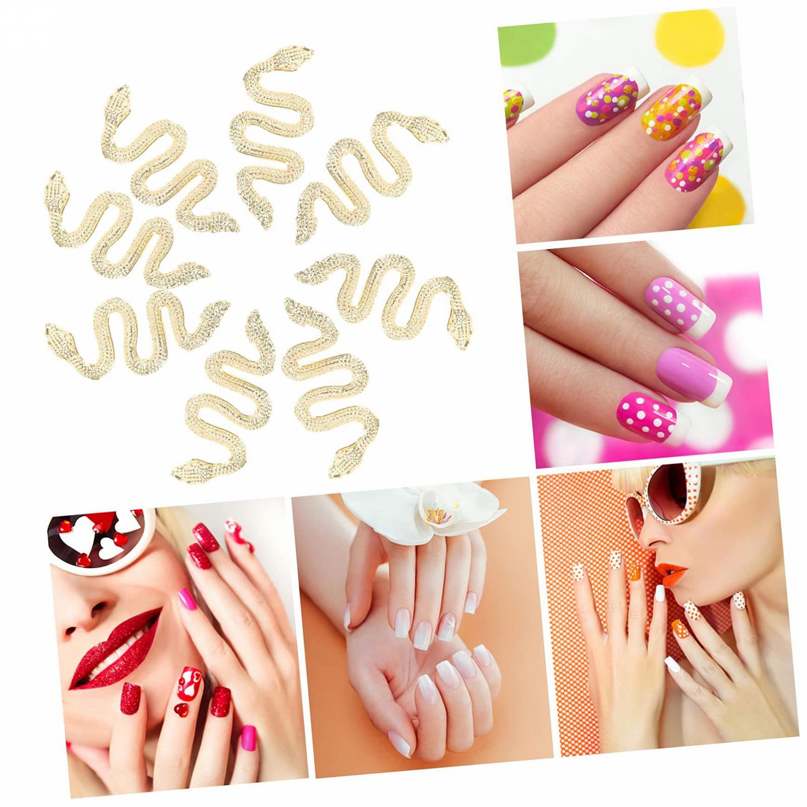 Прикрасы для ногтей FRCOLOR Набор украшений для ногтей Стразы для маникюра Нежные украшения в форме бабочки для натуральных искусственных ногтей 30 шт x 2, фото №8