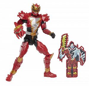 Фигурка Power Rangers Dino Fury Dino Knight Red Ranger 15 см, с ключом Dino Fury и аксессуарами Dino Theme - Фото 1