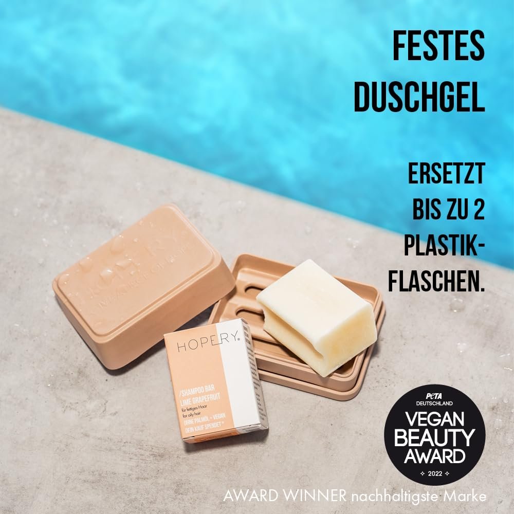 Твердий гель для душу Hopery Lime & Grapefruit 70 г, фото №2