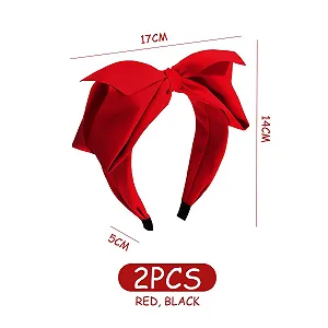 Обруч на голову с бантом Ретро Широкая synthetic.ua - Фото 1