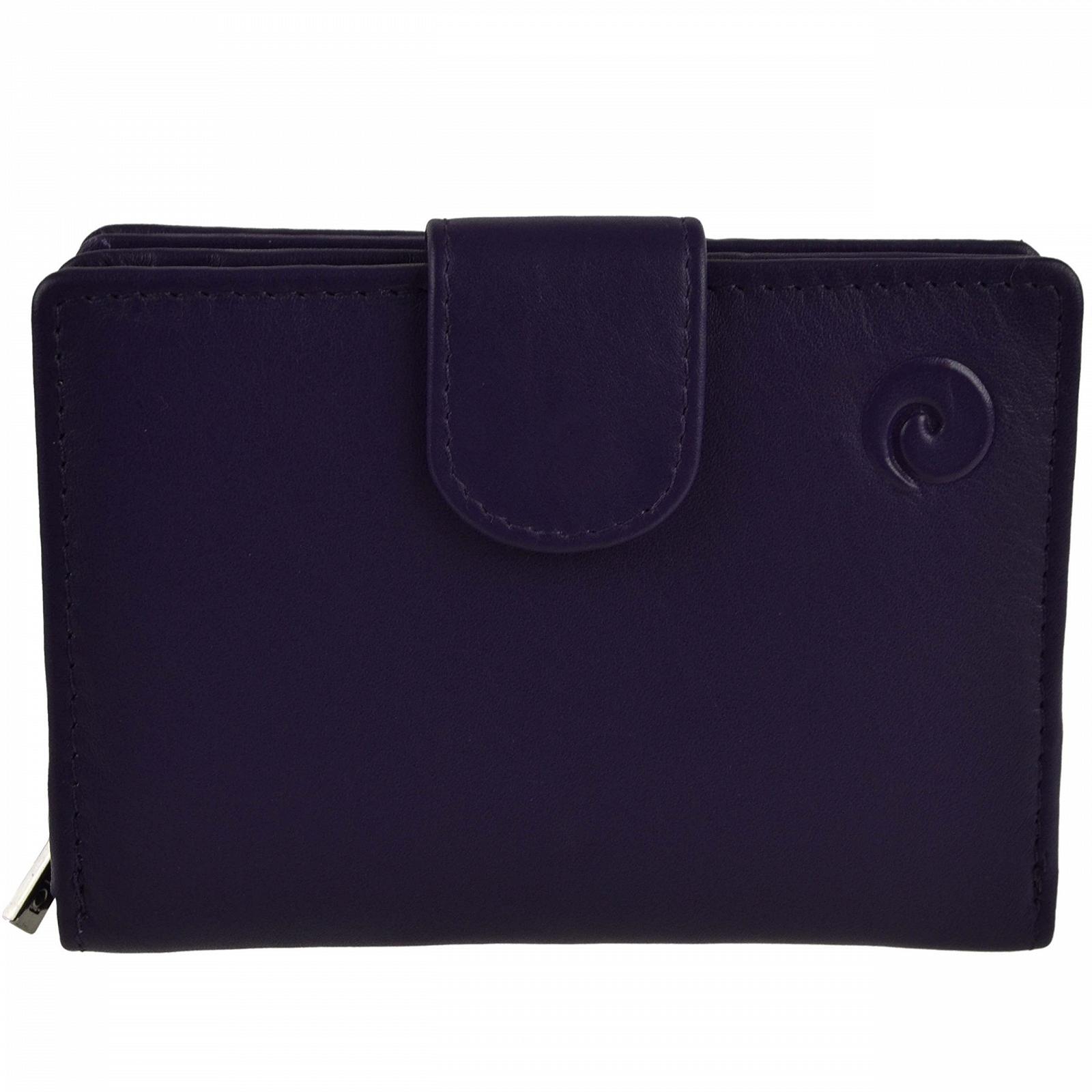 Женский кожаный кошелек Mala Compact RFID Protection Origin Collection Classic в подарочной коробке, фото №2