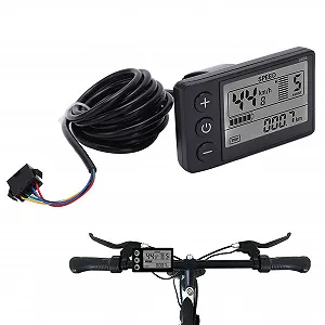 Велокомп'ютер S866 LCD 24 В 36 В 48 В SM Plug synthetic.ua - Фото 1