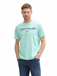 Футболка Printed  1045773-37105 Tom Tailor Бірюзовий 3XL - Фото 1