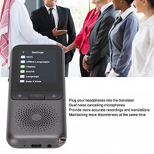 Переводчик Dpofirs, 138 языков, портативный двухсторонний интеллектуальный synthetic.ua - Фото 1