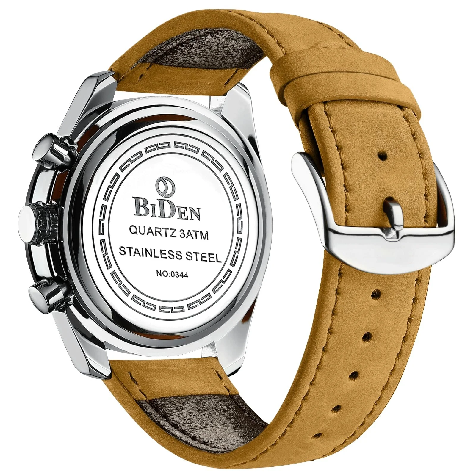 Чоловічий годинник HANPOSH Хронограф з нержавіючої сталі Водонепроникний, фото №2 Чоловічий годинник HANPOSH Хронограф з нержавіючої сталі Водонепроникний, фото №2