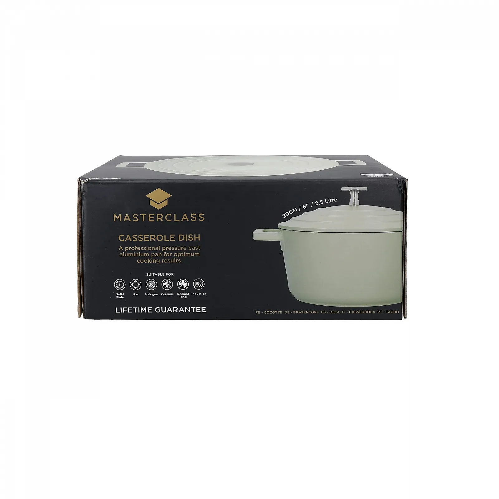 Каструля MasterClass Small литий алюміній 2.5 л 20 см М'ятна, фото №10 Каструля MasterClass Small литий алюміній 2.5 л 20 см М'ятна, фото №10