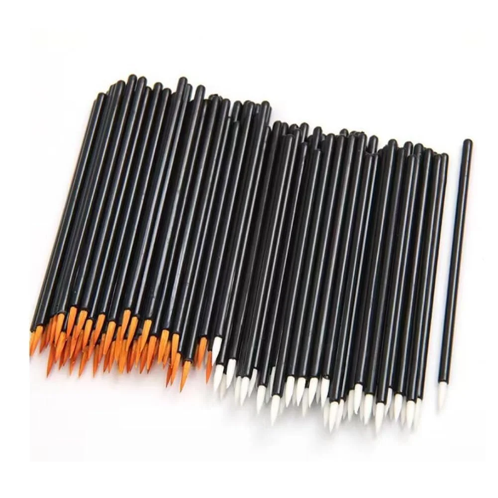 Кисти для подводки глаз Xptieeck Одноразовые 100 шт, белые, фото №4