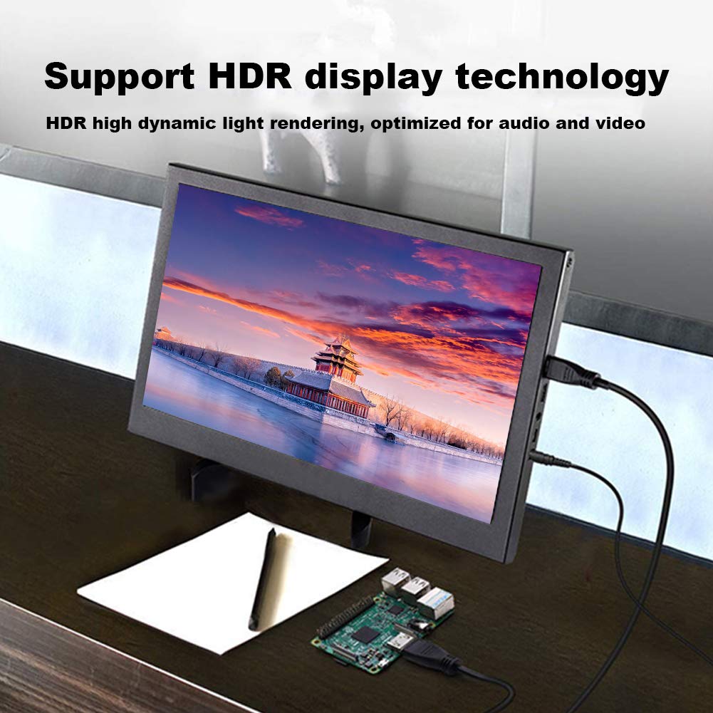 Портативний Монітор Tosuny 13.3 Дюйма HDR для 1080P 16:9 IPS Type C/Micro USB/HDMI, фото №3