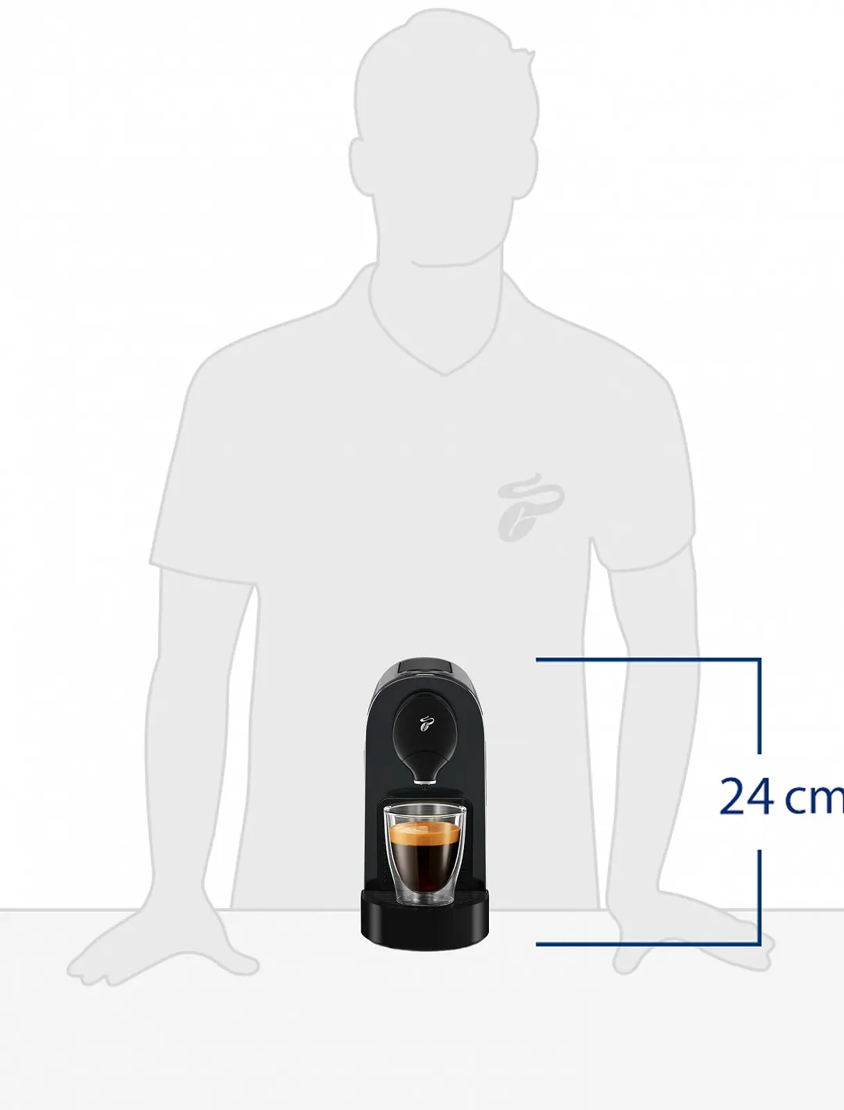Капсульна кавомашина Tchibo Cafissimo Pure Plus 0.8 л / 1250 Ватт / Чорний, фото №4 Капсульна кавомашина Tchibo Cafissimo Pure Plus 0.8 л / 1250 Ватт / Чорний, фото №4