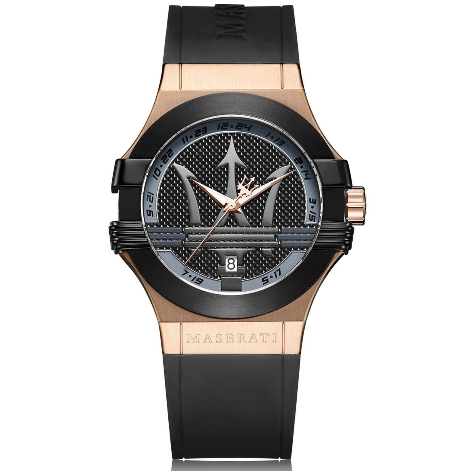 Мужские наручные часы Кварцевые MASERATI Кожа R8851108002, фото №1