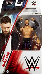 Колекційна фігурка Mattel WWE Elite Finn Balor 15 см з 25 точками артикуляції та змінними руками synthetic.ua - Фото 1
