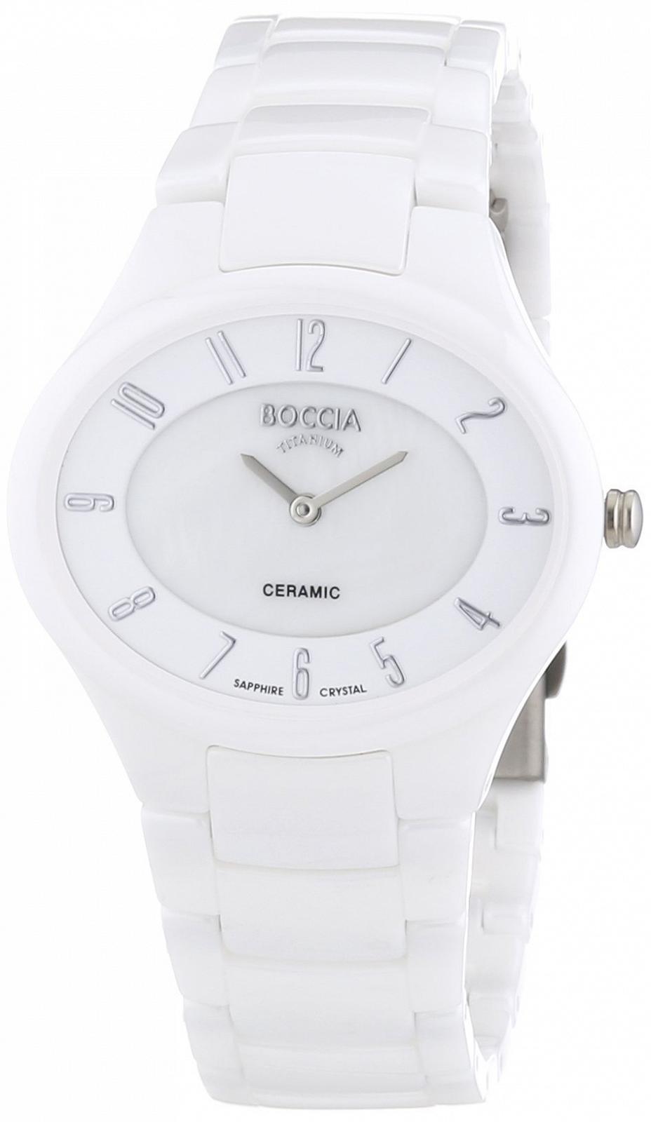 Часы Boccia TIT CE Sapphire Glass White/White, модель 3216-01, фото №1 Часы Boccia TIT CE Sapphire Glass White/White, модель 3216-01, фото №1