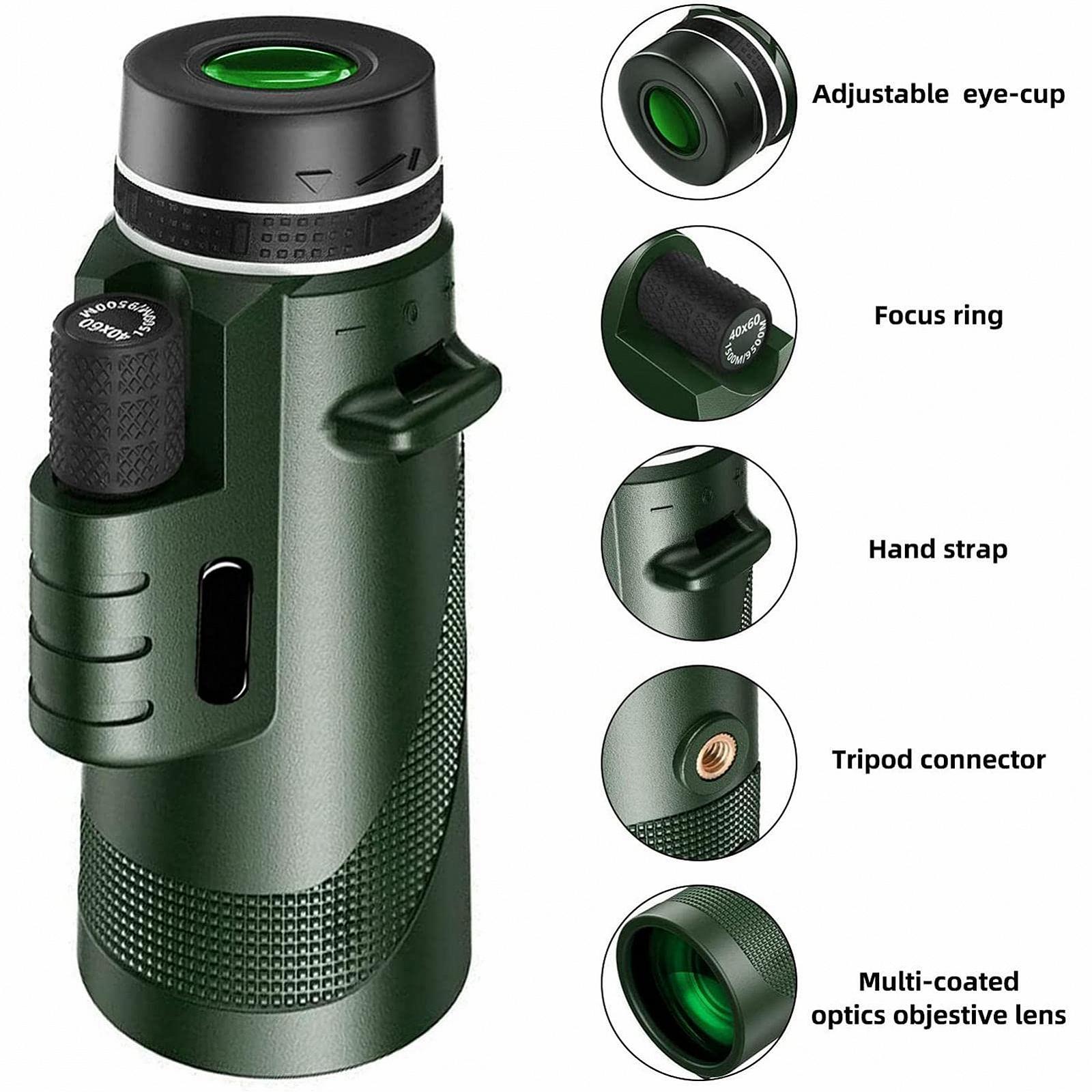 Монокуляр astound Telescope 80 x 100 Portable and Waterproof High Definition, фото №7