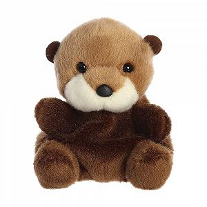 Мягкая игрушка Aurora Palm Pals Selena Sea Otter 33683 Коричневый 13 см - Фото 1