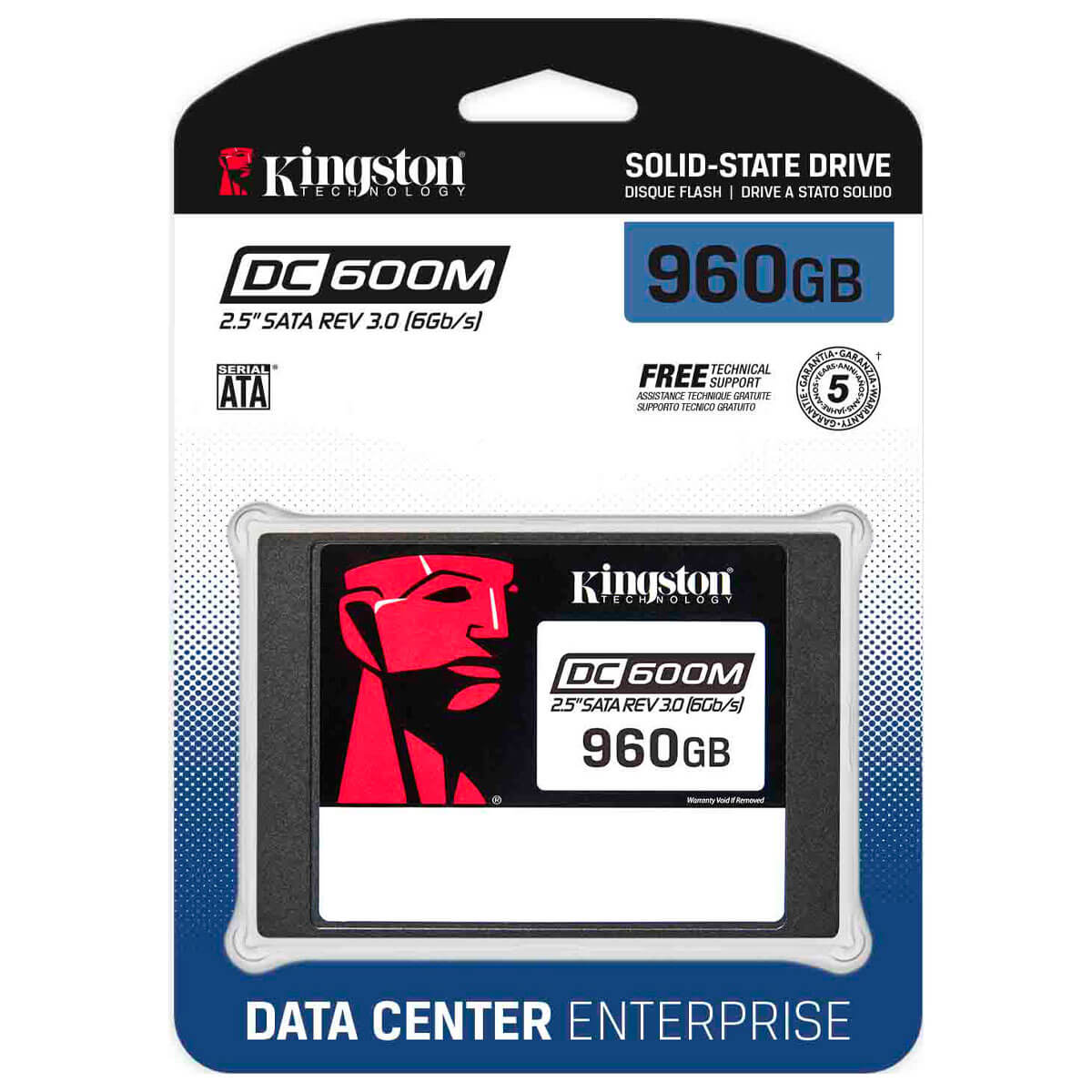 SSD накопичувач Kingston DC600M 2.5" 960GB SATA (SEDC600M/960G), фото №4 SSD накопичувач Kingston DC600M 2.5" 960GB SATA (SEDC600M/960G), фото №4
