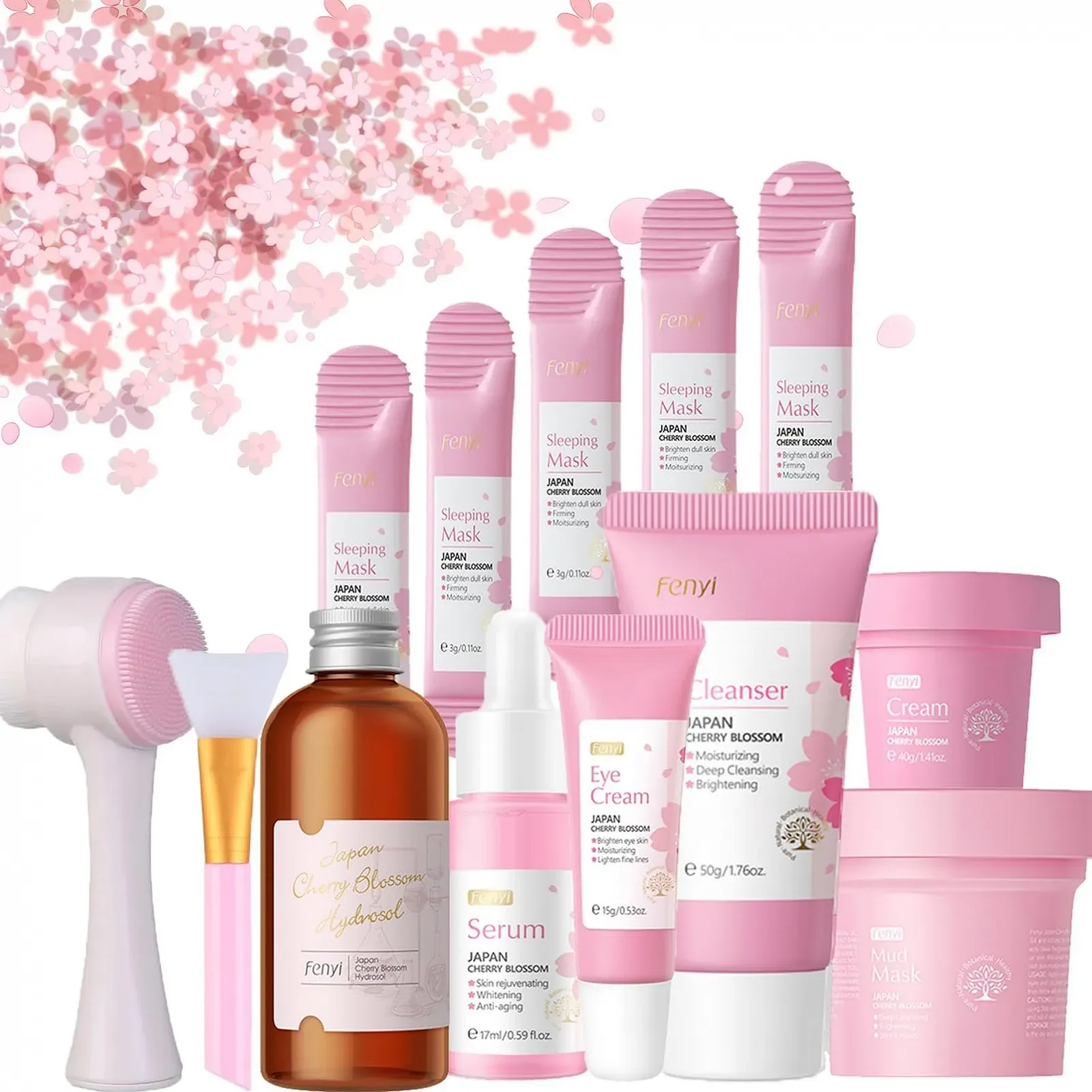 Набір для догляду за обличчям Sakura Cherry Blossom (13 шт.), фото №1