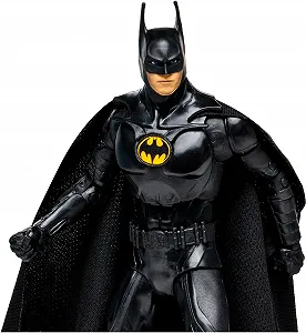 Колекційна ігрова фігурка Lansay DC The Flash Movie Batman (Michael Keaton) 18 см synthetic.ua - Фото 1