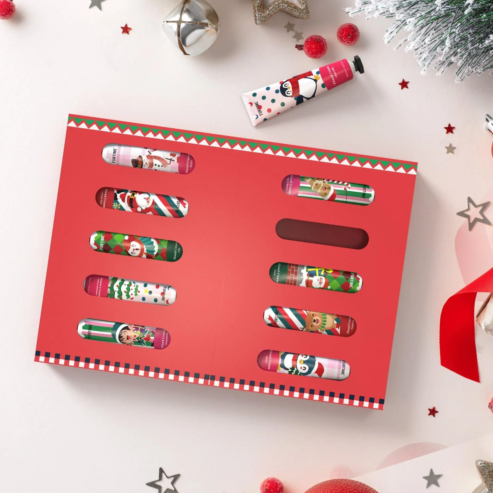 Крем для рук FURTIME Mini Set, 10 штук, фото №6