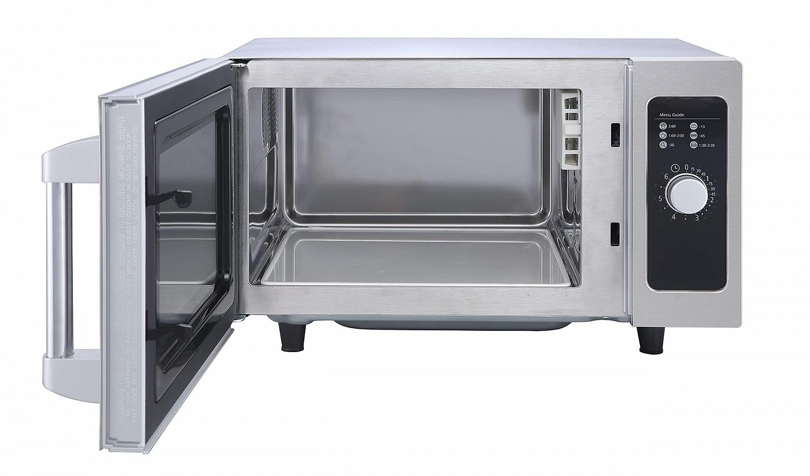 Мікрохвильова піч METRO Professional GMW1125-K 25 л 1000 Вт Срібляста, фото №2 Мікрохвильова піч METRO Professional GMW1125-K 25 л 1000 Вт Срібляста, фото №2