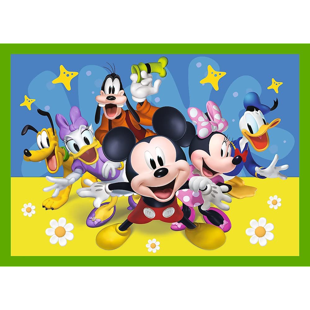 Пазл Trefl Mickey Mouse and Friends 4 в 1 12, 15, 20, 24 элемента, фото №6