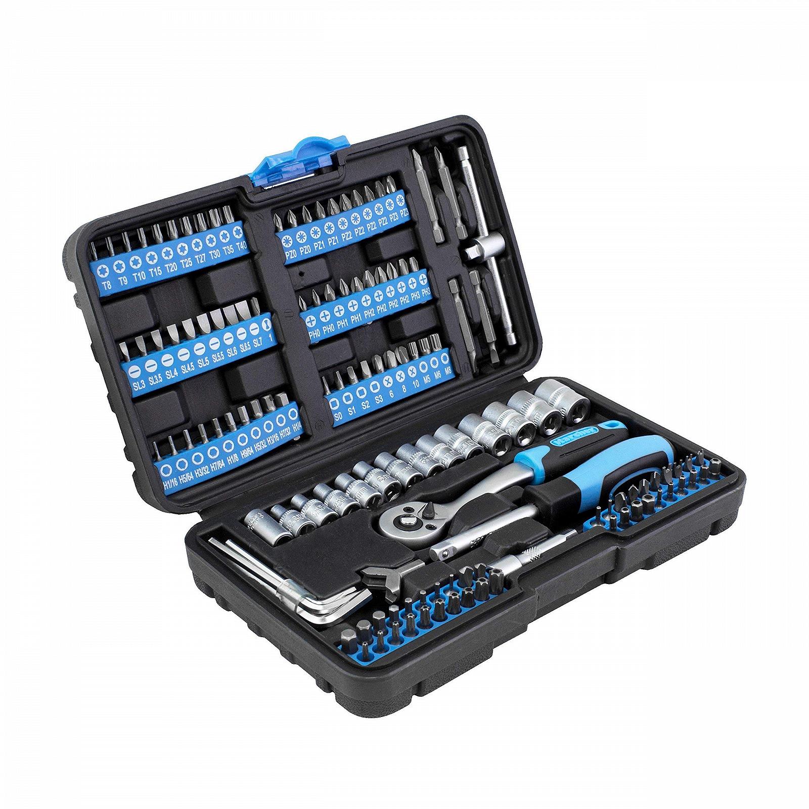 Набор Karcher Socket 130 шт. Хром ванадиевый, фото №1