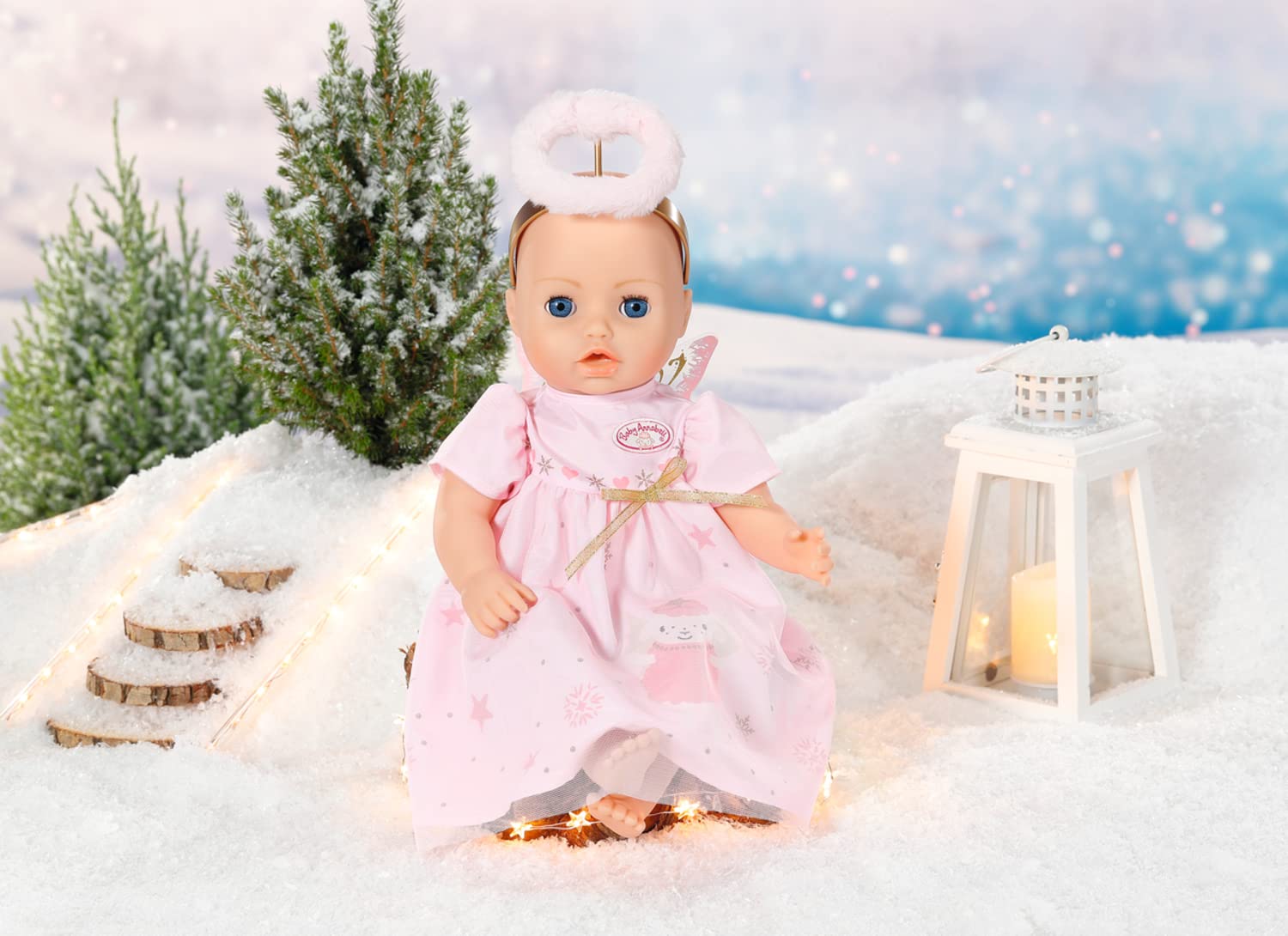 Сукня з крилами та бантами Zapf Creation Baby Annabell Різдвяне для ляльок 43 см, фото №6