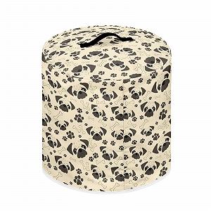 Чохол ZIATUBLES Pug Paw Bone Pattern Cooker 3 Quart synthetic.ua - Фото 1