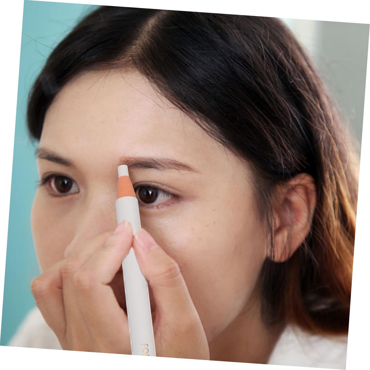 Набір Інструмент Багатофункціональний Олівець для брів Тіні для повік Білий 4 шт, фото №6