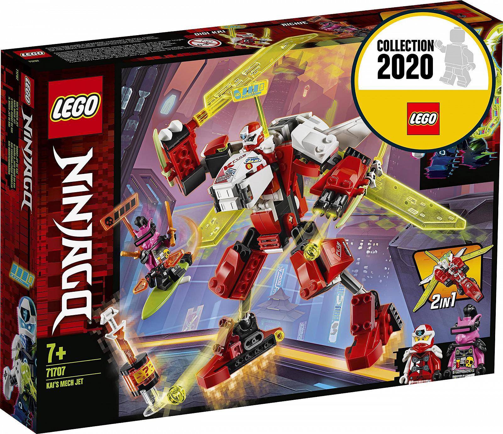 Конструктор Lego Ninjago Kais Mech Jet 71707 2-в-1, фото №3