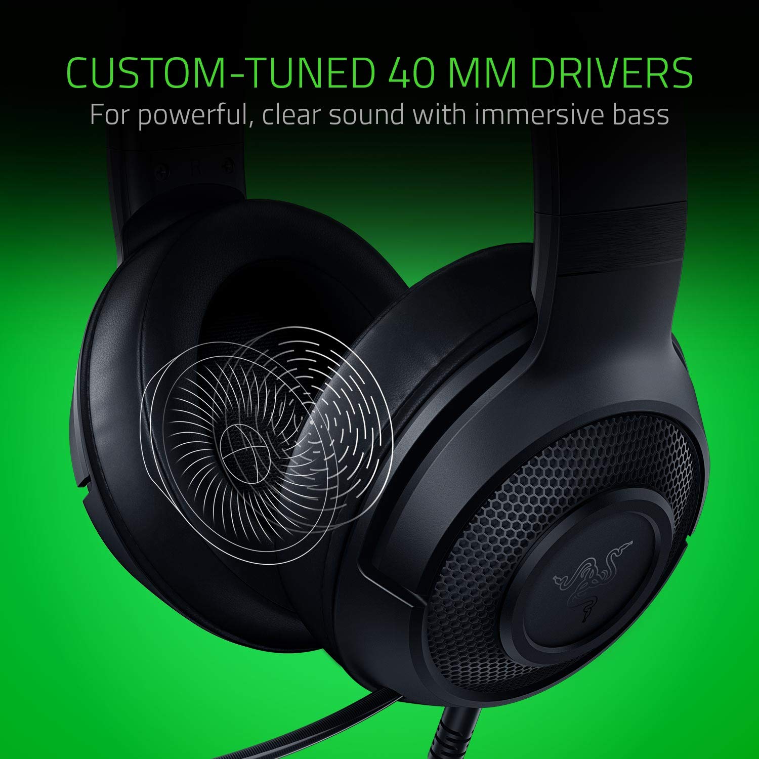 Наушники Razer Kraken X Черные, фото №6