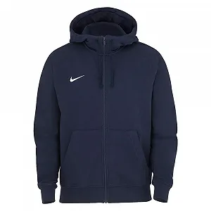 Толстовка Nike Team Club Full Zip Hoodie Ft - Obsidian - Фото 1