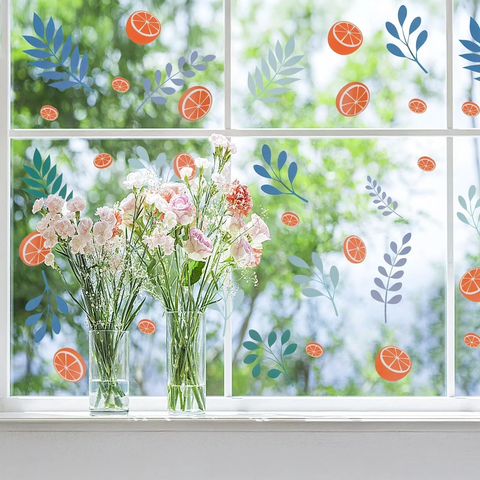 Наклейки на стену Boho Daisy Flowers 14 листов DIY, фото №6