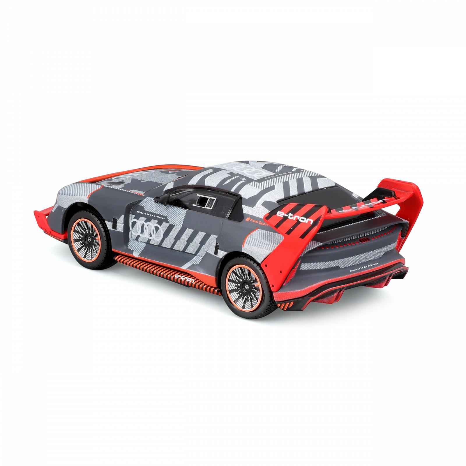 Легковой автомобиль Bburago Audi S1 E-Tron Quattro Hoonitron 1:43, фото №4