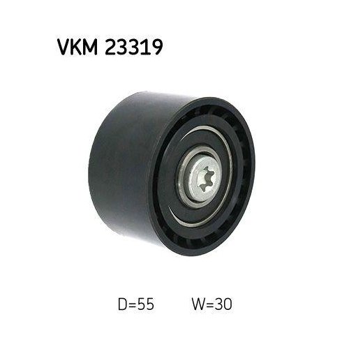 Направляющий/обводной ролик зубчатого ремня SKF VKM 23319 для CITROËN FIAT FORD LANCIA, фото №2