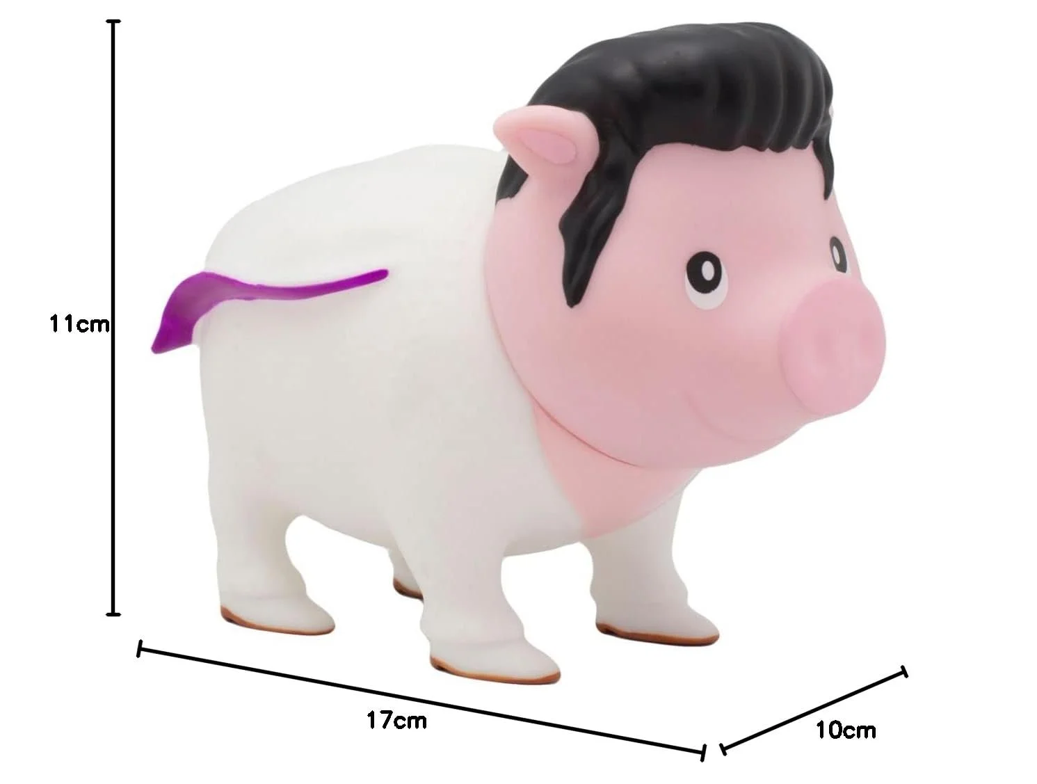 Копилка Lilalu BIGGY Rock n Roller Поросенок Рокер Белая, фото №4