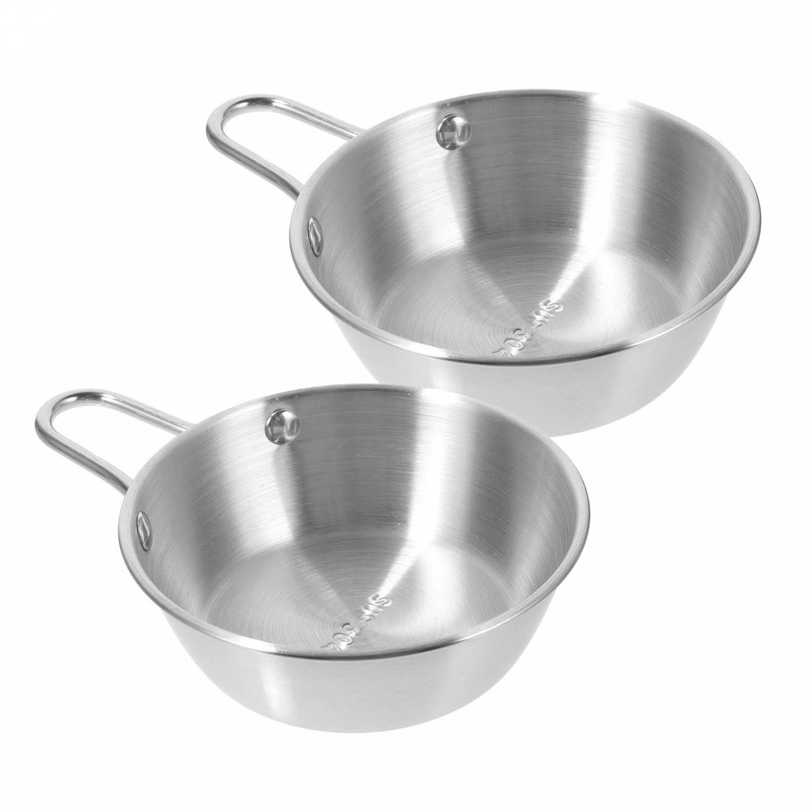 Миска для кемпинга Abaodam, 4 шт, из нержавеющей стали 304, фото №6